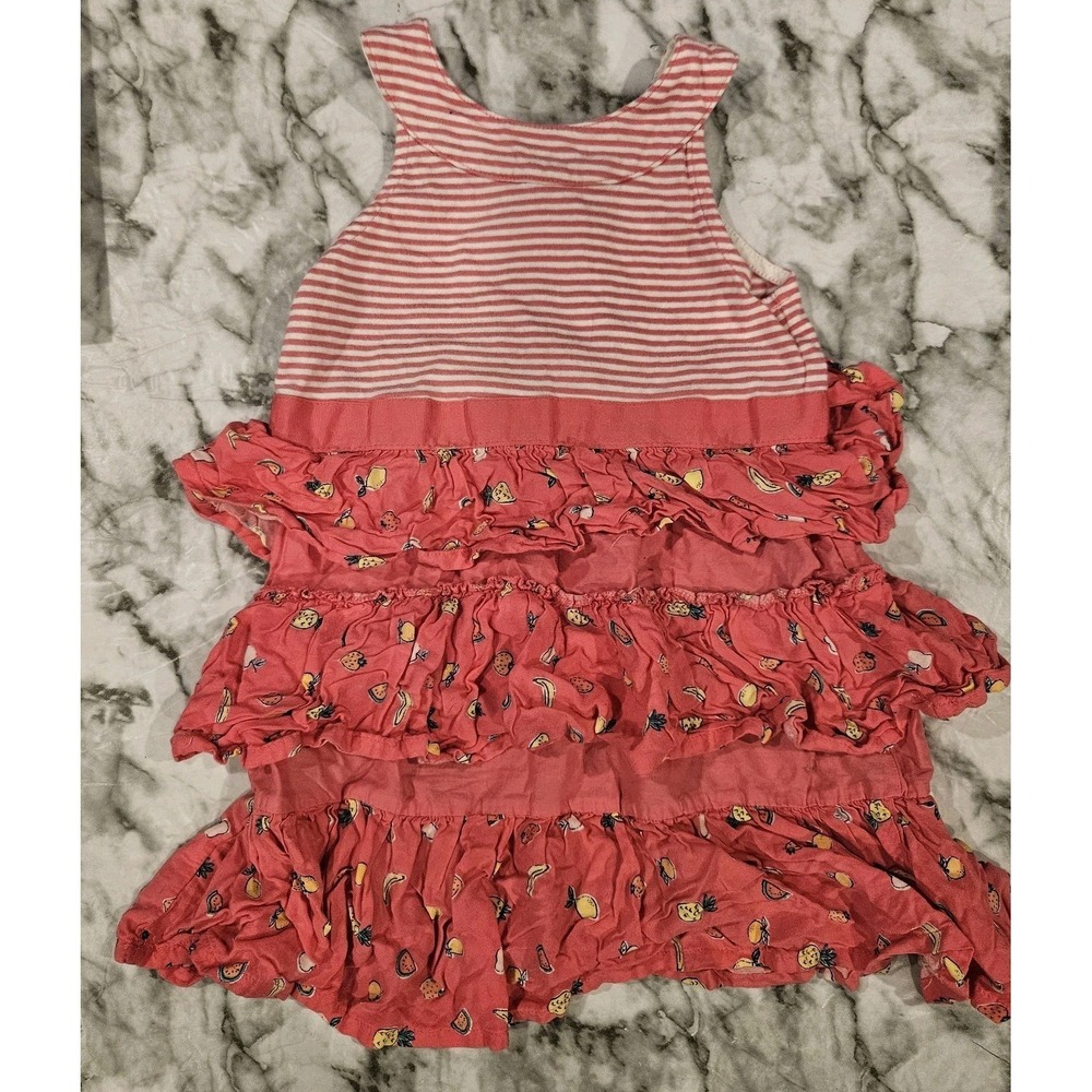 Gymboree Fruit Ruffle‎ Tiered Dress 3t